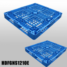 1200*1000 Full Perimeter Open Deck Blue Stackable Plastic Pallets