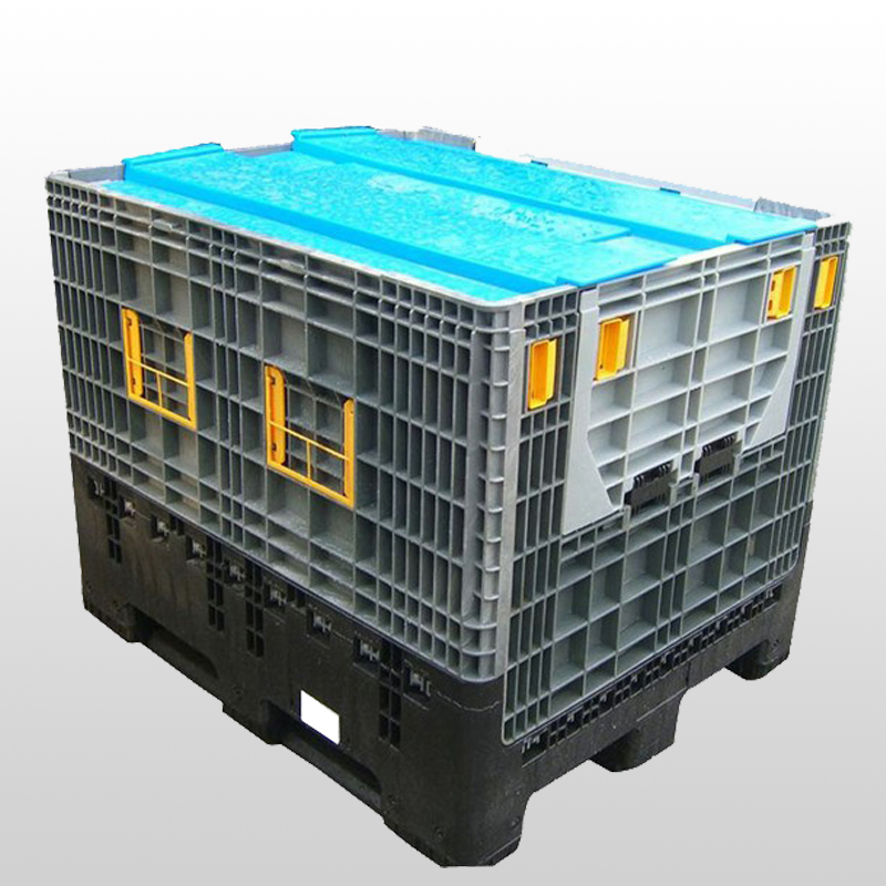 Foldable Pallet Container Wholesale Plastic Storage Boxes with Lids