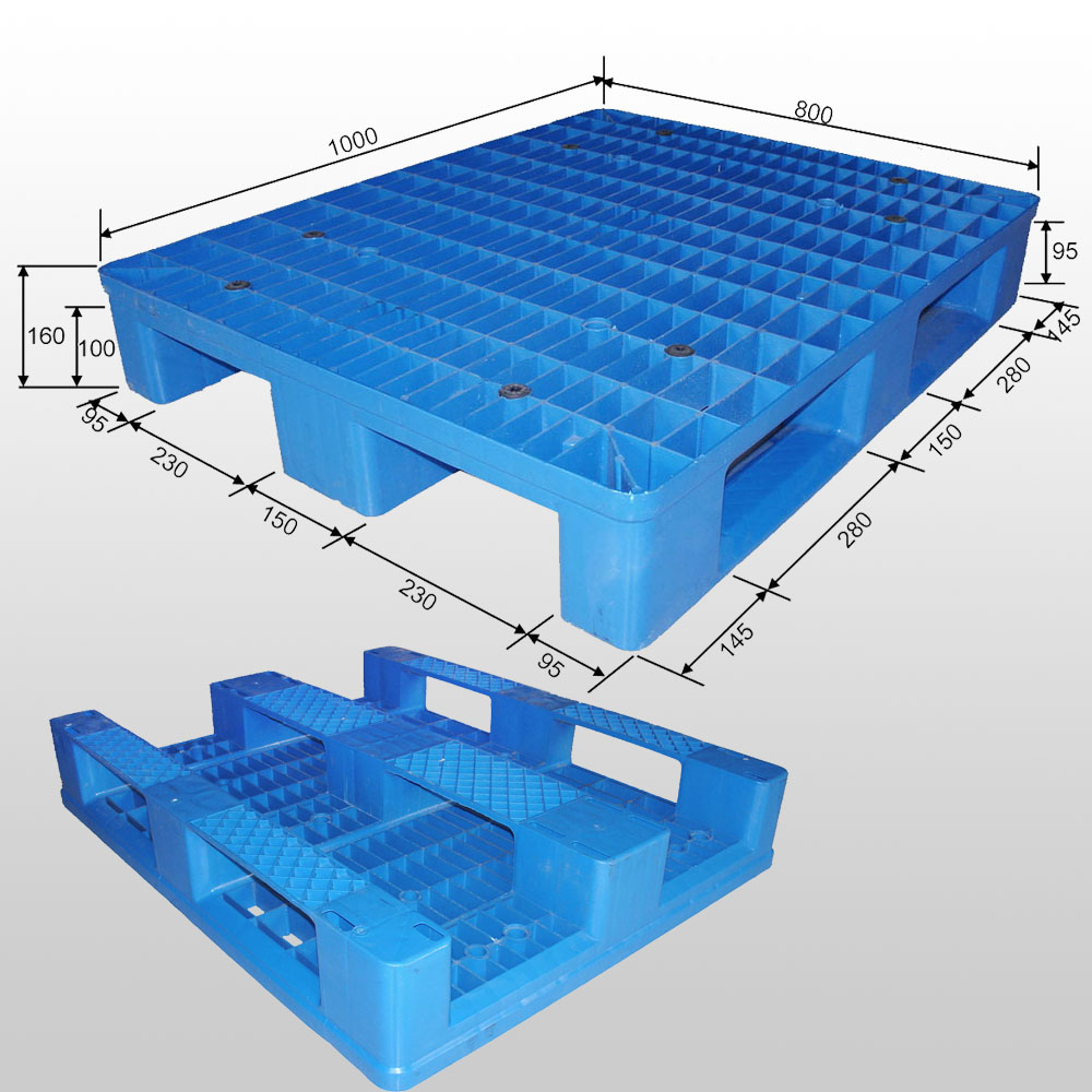 Plastic Pallet Suppliers Plastic Pallet with Open Deck & 3 Runners