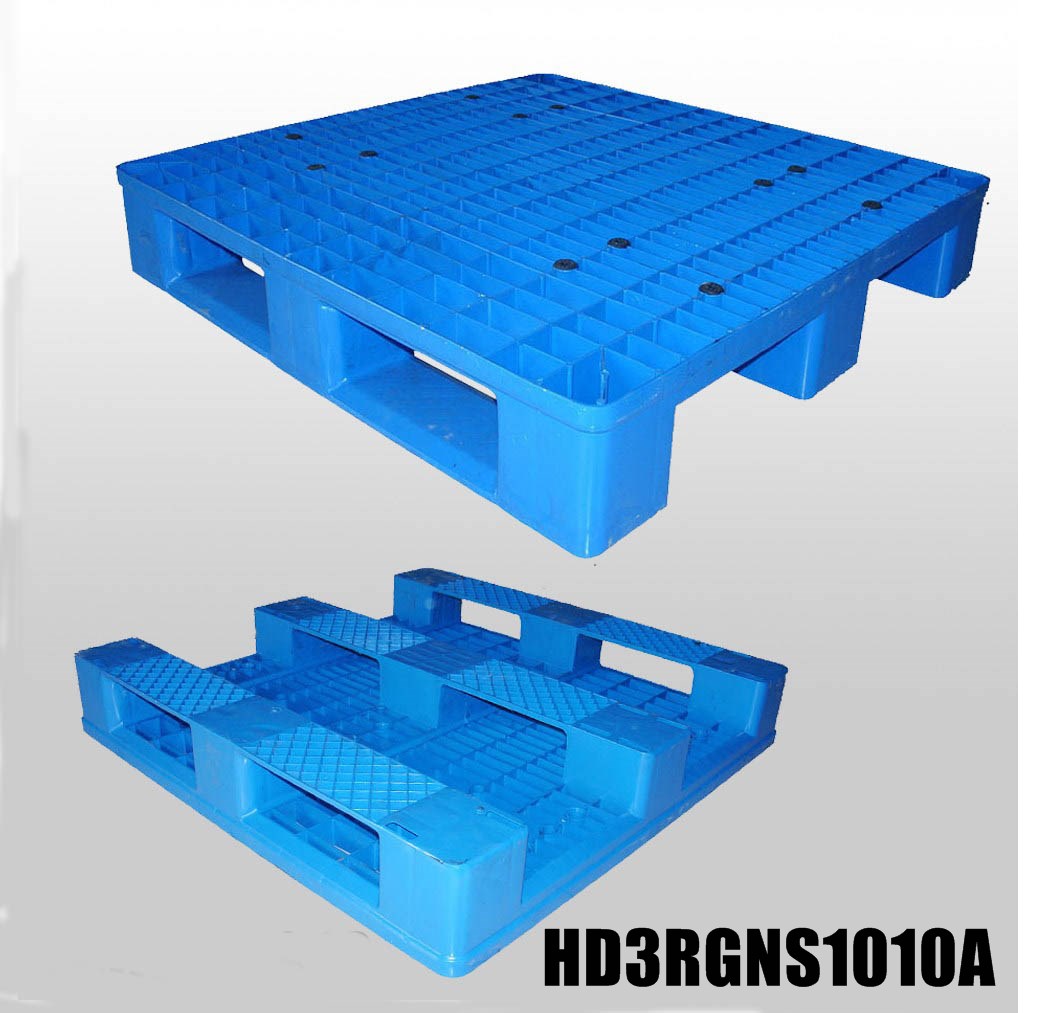 1000*1000*160 plastic pallet with 3 runners and open deck