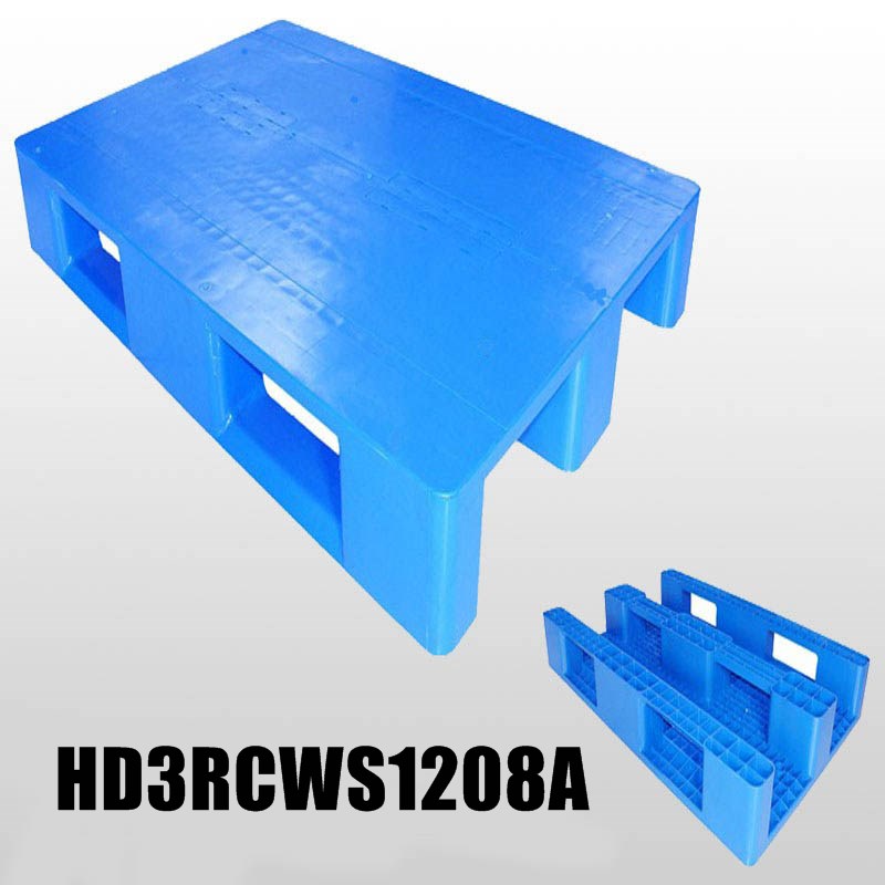 1200 x 800 Hygienic Closed Deck 3 Runners Plastic Euro Pallets