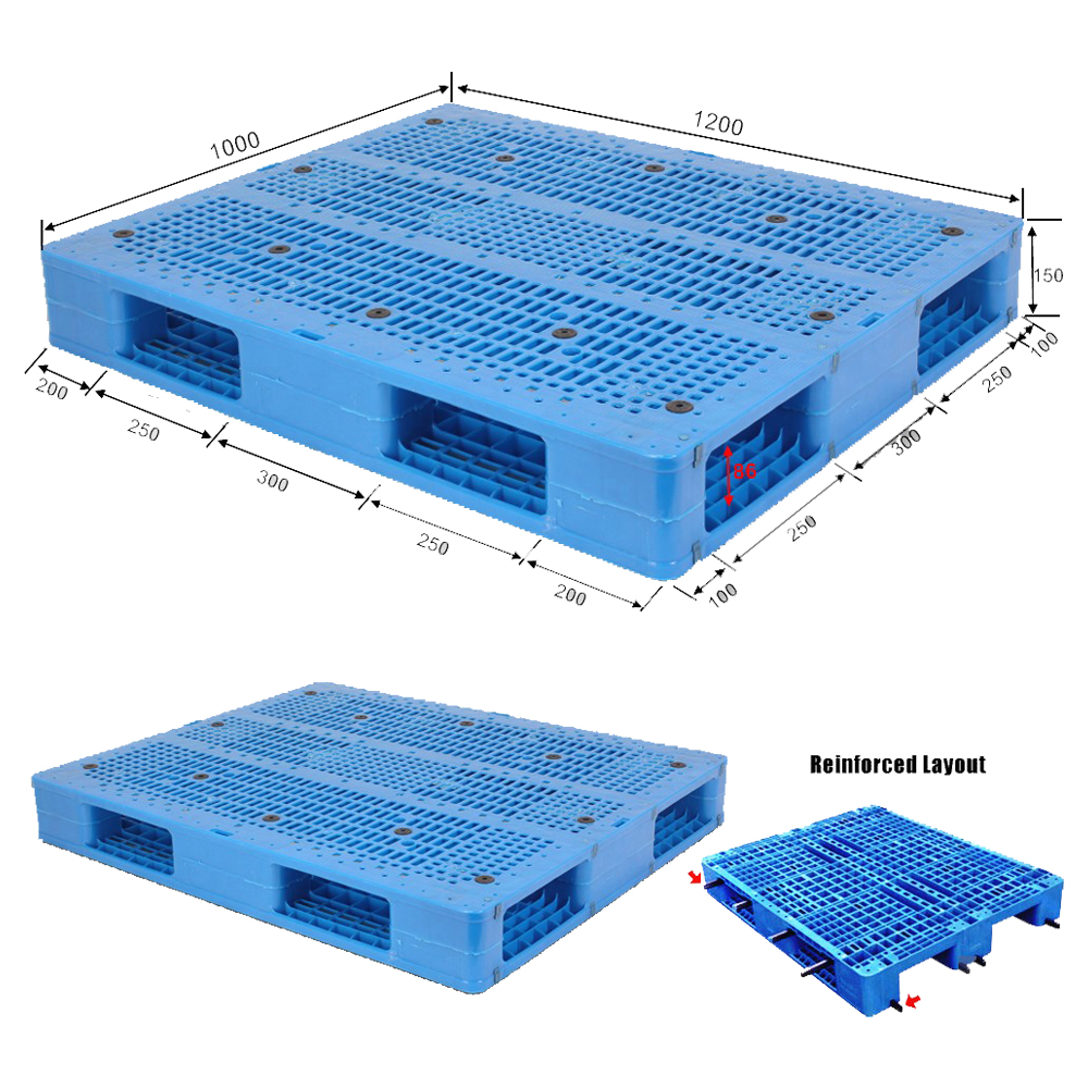 Export Industrial 4 Way Plastic Stacking Pallets 1200 x 1000 Buy Plastic Pallets 1200 x 1000