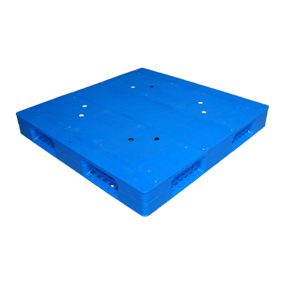 Smooth Surface Single Face Plastic Pallets for Warehouse 