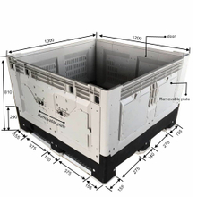 Stackable PE/PP Plastic Storage Containers for Sale