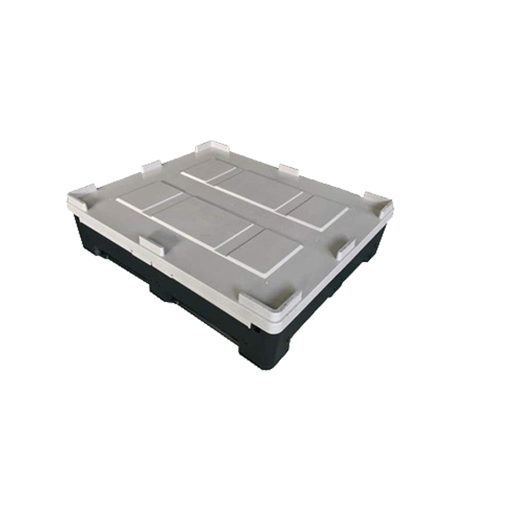Recycled Reinforcing Rib Box Plastic Storage for Warehouse