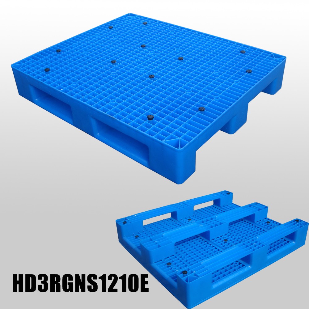 1200*1000*175 mm heavy dutyplastic pallet with 3 runners and mess deck
