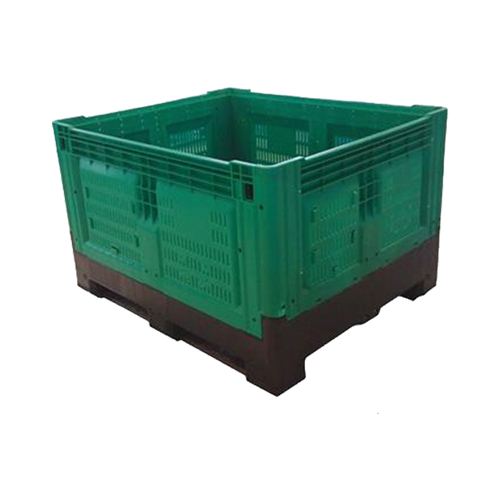 1200*1000*760 Ventilated Reusable Plastic Folding Pallet Box 