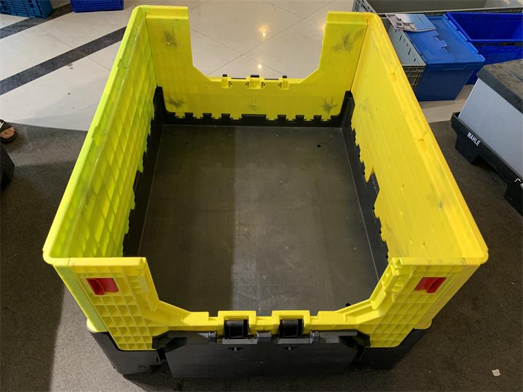 Collapsible Plastic Pallet Box for Racking