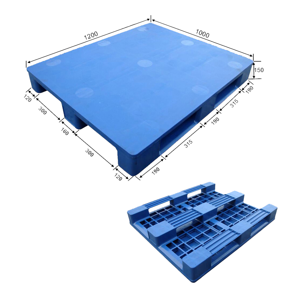 Recycled Reinforced Plastic Pallets for Warehouse Storage