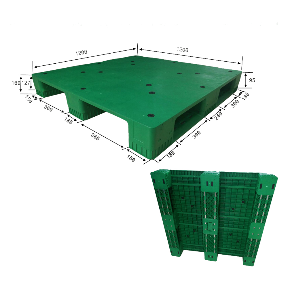 Plastic Pallet Industry with 3 Runners