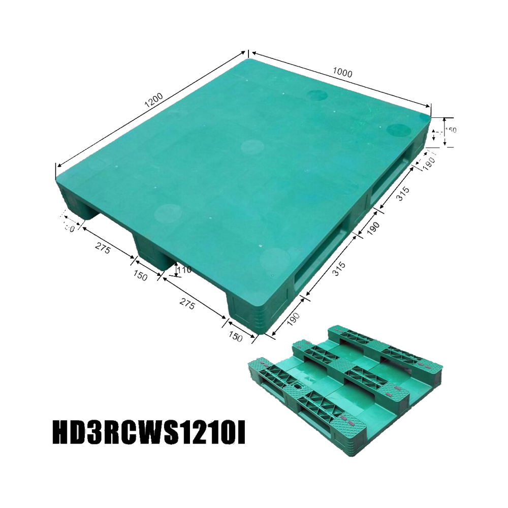 Plastic Pallet Smooth Surface Stackable Industrial Plastic Pallets