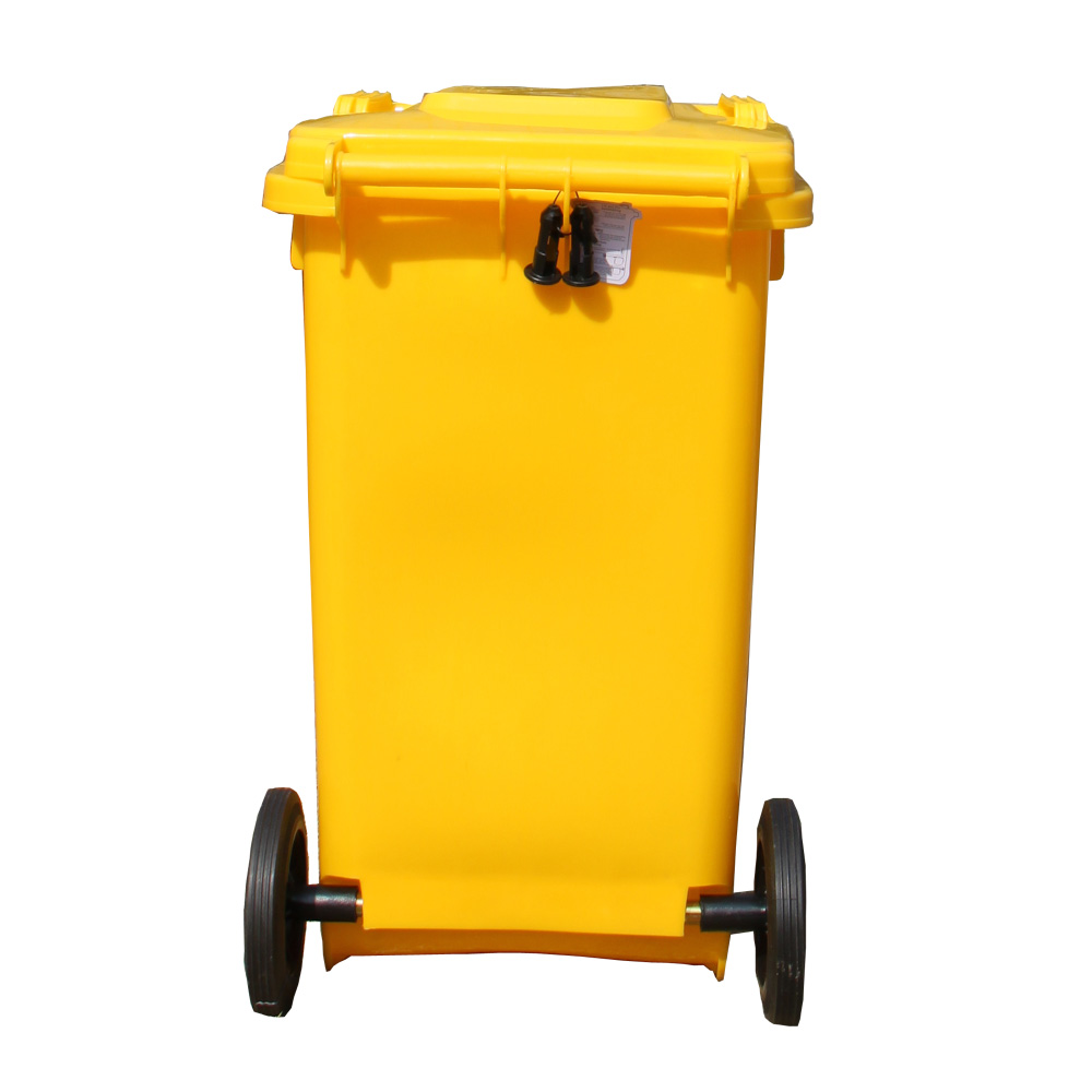 Plastic Dustbin Garbage Can with Wheels 
