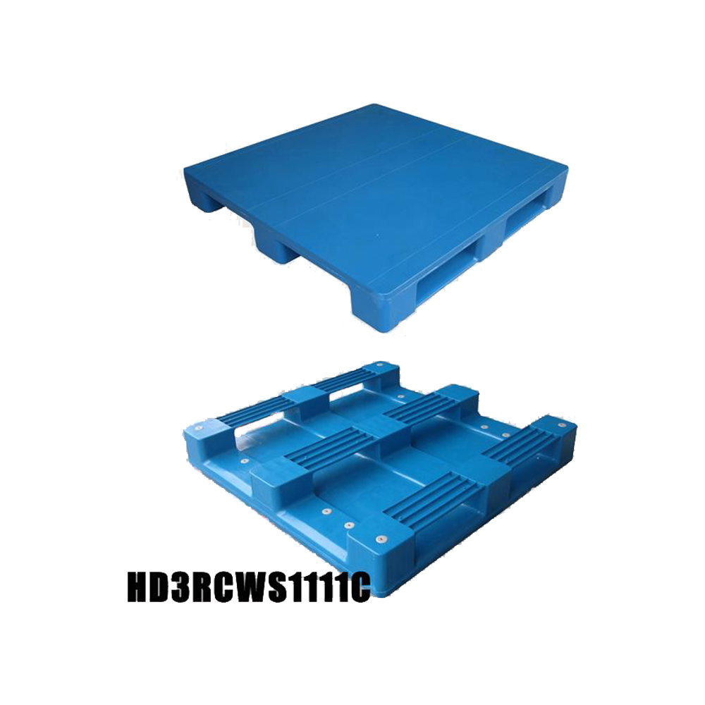 Stacked Steel Tubes Single Plastic Pallet for Storage