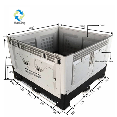 Stackable PE/PP Plastic Storage Containers for Sale