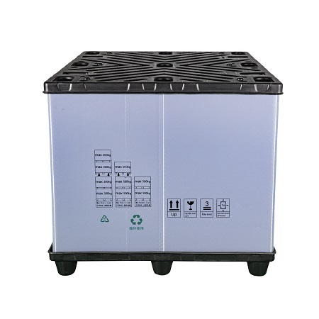 Heavy Duty Collapsible Plastic Sleeve Boxes with Lids
