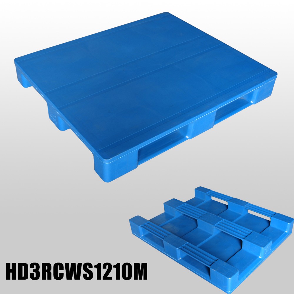 1200*1000 Three Runners Close Deck China Wholesale Plastic Pallet