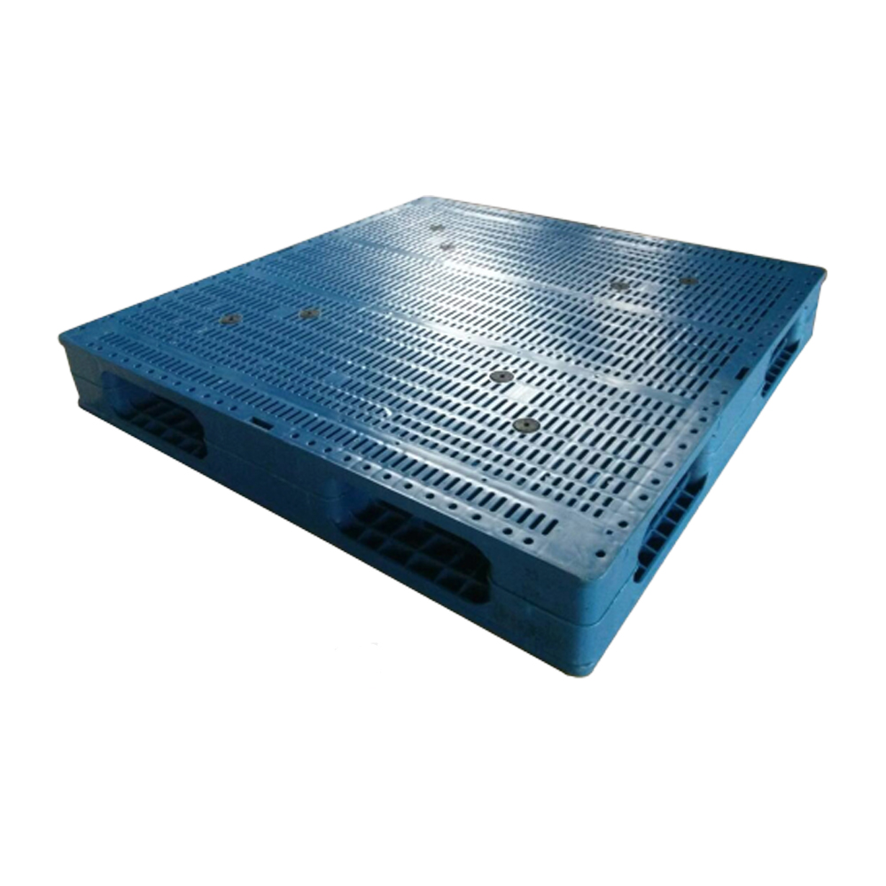 1100*1100 Full Perimeter Single Face HDPE Storage Plastic Pallets
