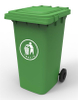 240L Plastic Garbage Can