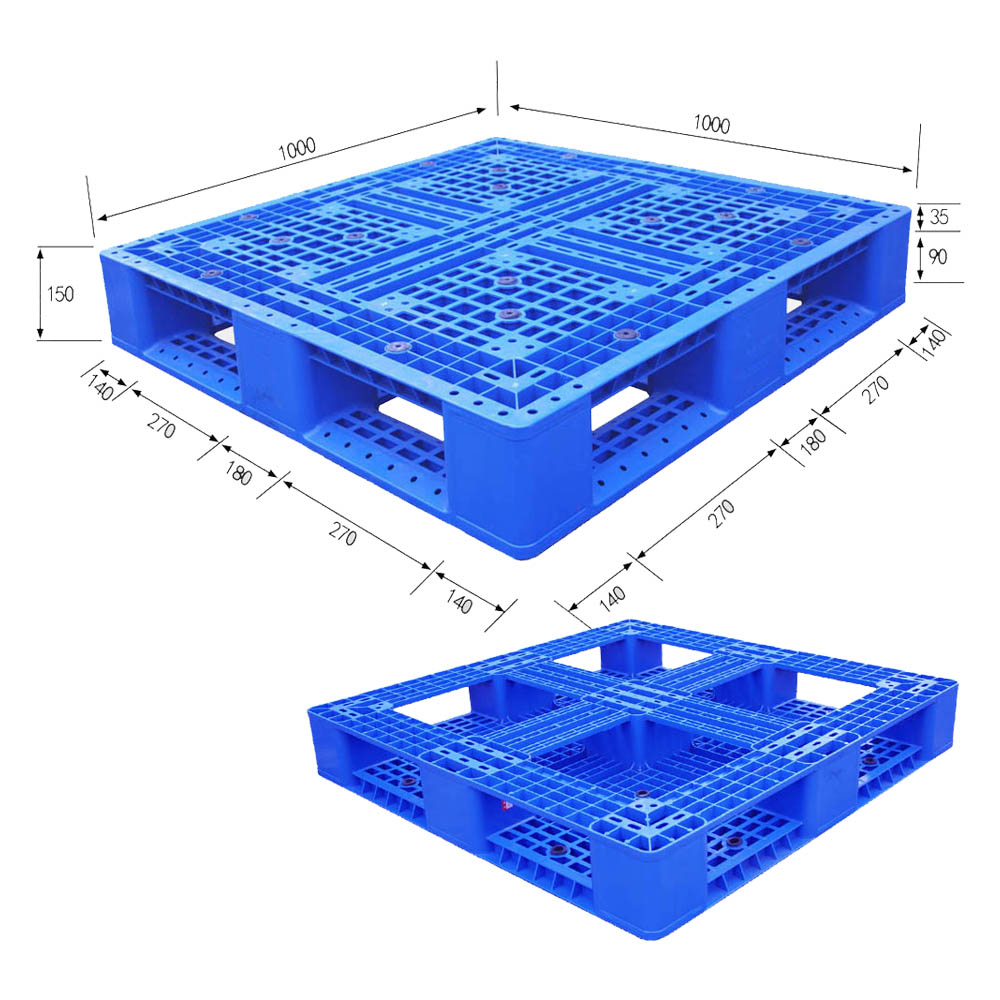 HDPE Grid Deck Recycled Plastic Pallet