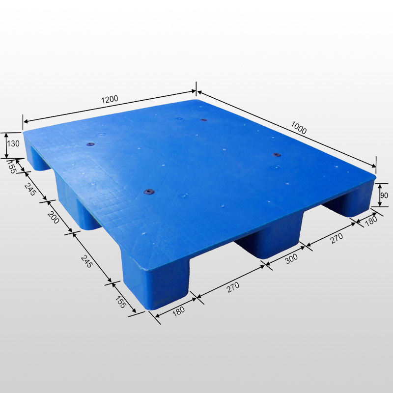 9 feet closed deck plastic pallet L1200*W1000*H130