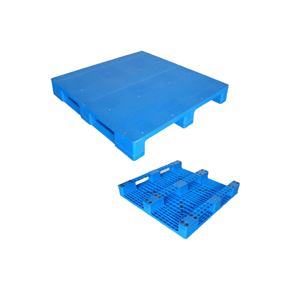 3Runners Close Deck Plastic Pallets with Steel Tubes Reinforced