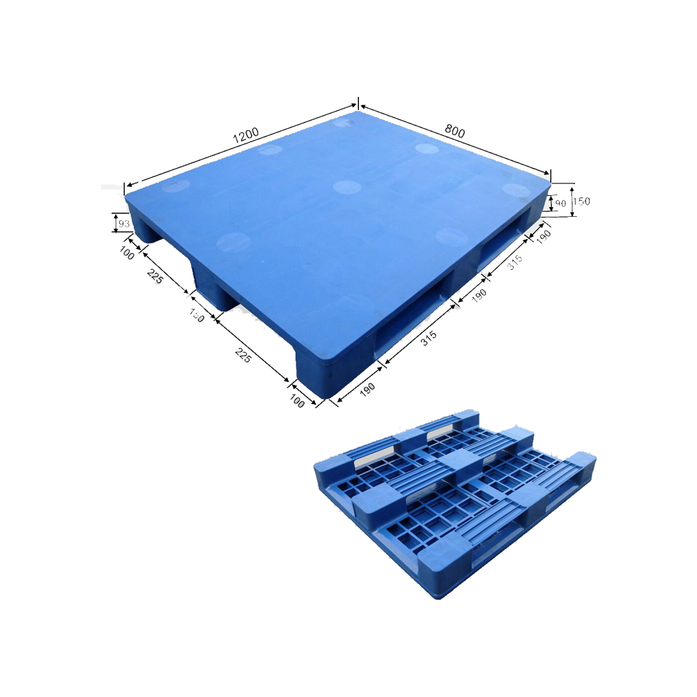 1100*1100 Three Runners Close Deck Reinforced Euro Plastic Pallets