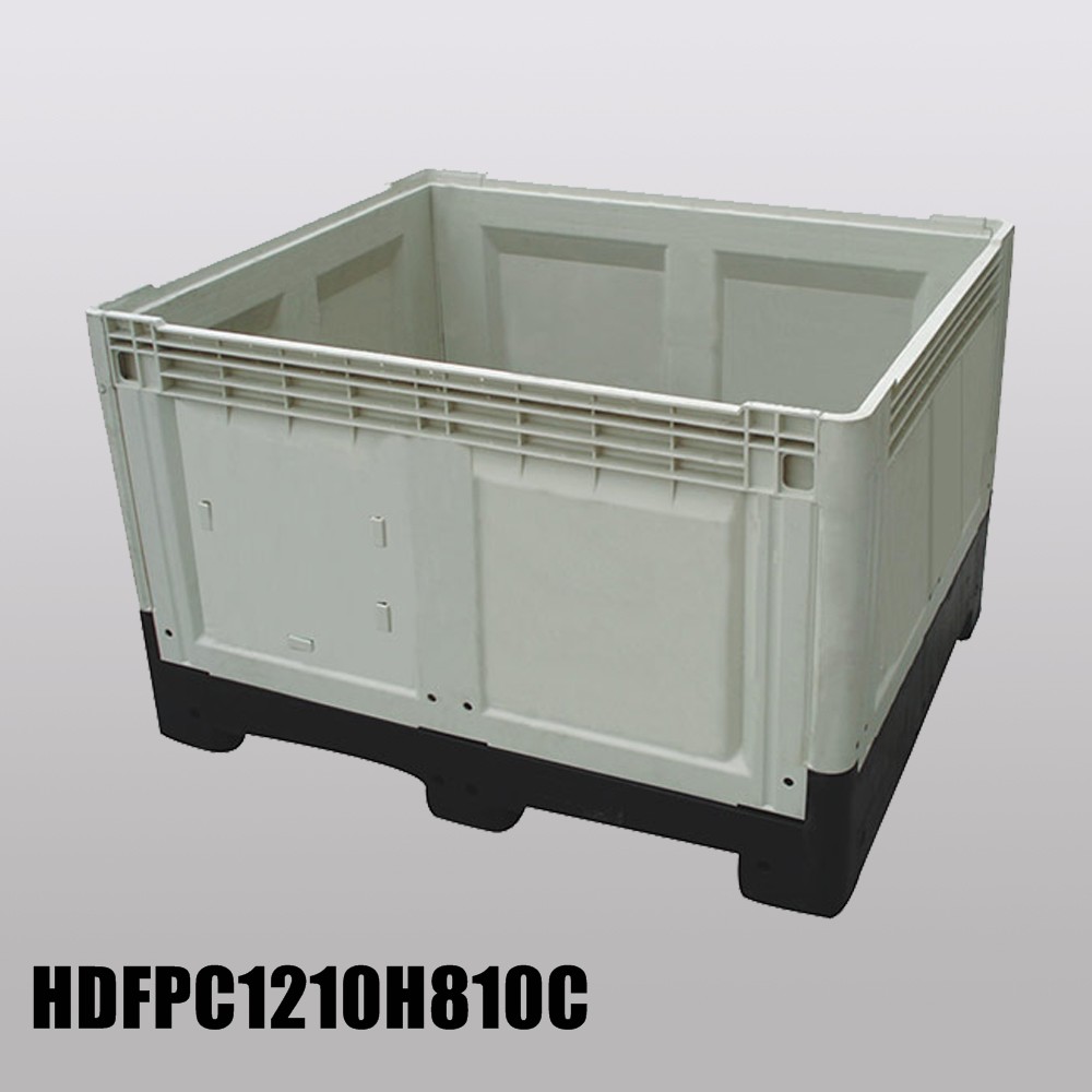 1200x1000x810mm Closed Deck FLC Foldable Plastic Pallet Box