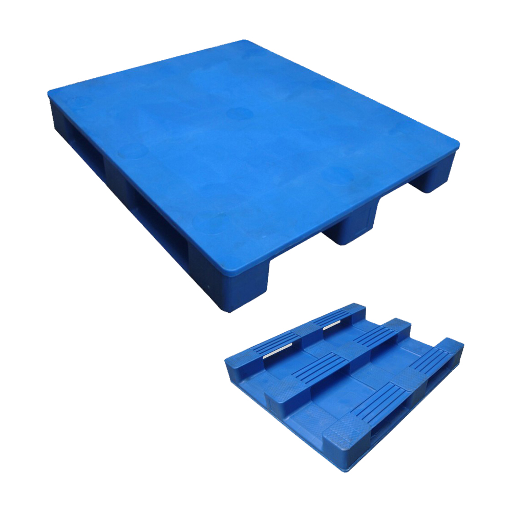 Steel Reinforced Plastic Pallets Wholesale Rackable Closed Type Flat Deck Plastic Pallet