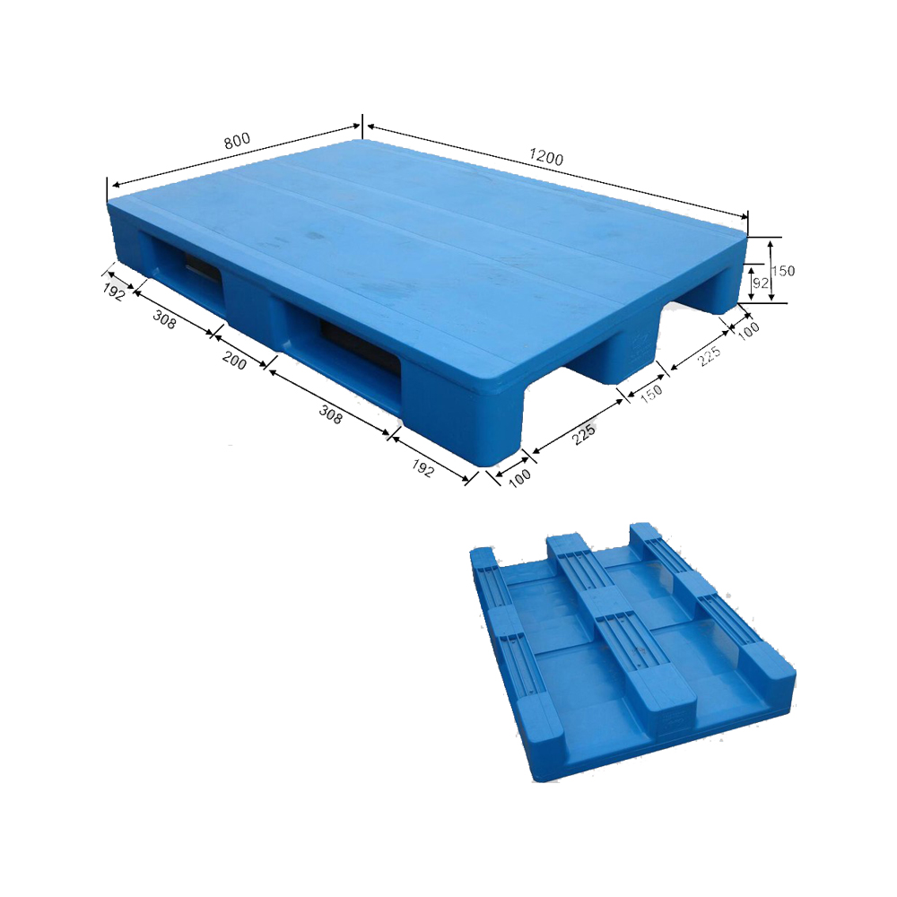 Plastic Solid Top Rackable Pallets for Warehouse