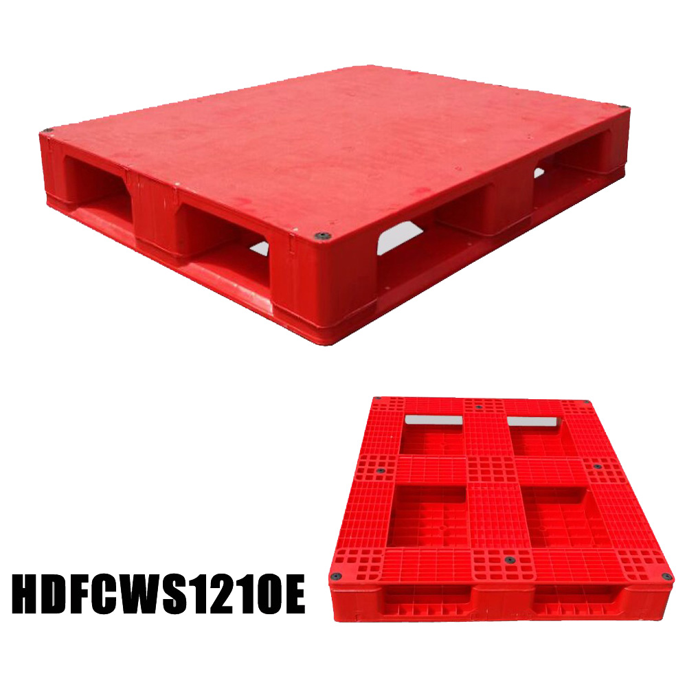 1000*800*150mm double face closed with steels plastic pallets
