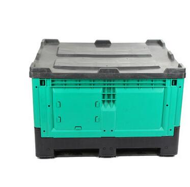 Collapsible Plastic Pallet Storage Box for Warehouse