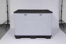 Sleeves Foldable Plastic Box with Pallet And Lid